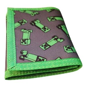 Minecraft Creeper Crowd Trifold Wallet